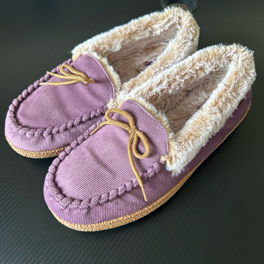 Western Chief Lavender Moccasin Slippers